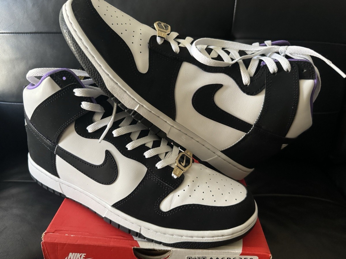 NIKE DUNK HIGH ブラック アンド ホワイト（24cm） Nike Dunk High Black White W for sale | eBay