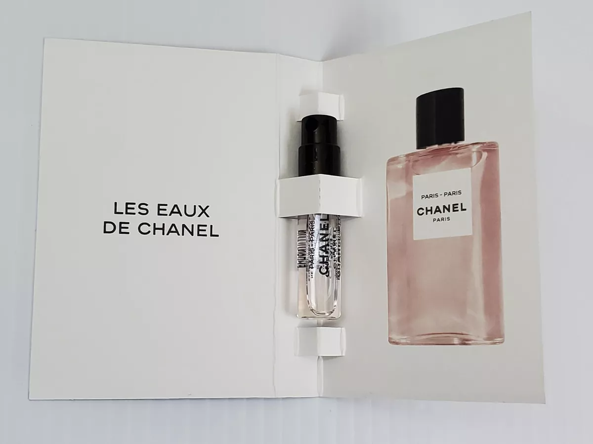 Chanel PARIS Les Eaux de Sample Eau De Toilette Travel Spray 1.5