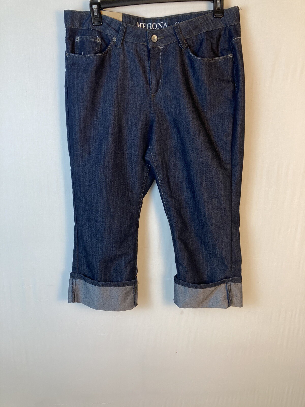 Merona crop jeans size 16 fit1 just below waist relaxed hip NWT eBay