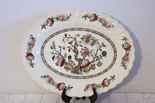 MYOTT INDIAN TREE STAFFORDSHIRE ENGLAND 12 1/2" Oval Ham Turkey Serving Platter