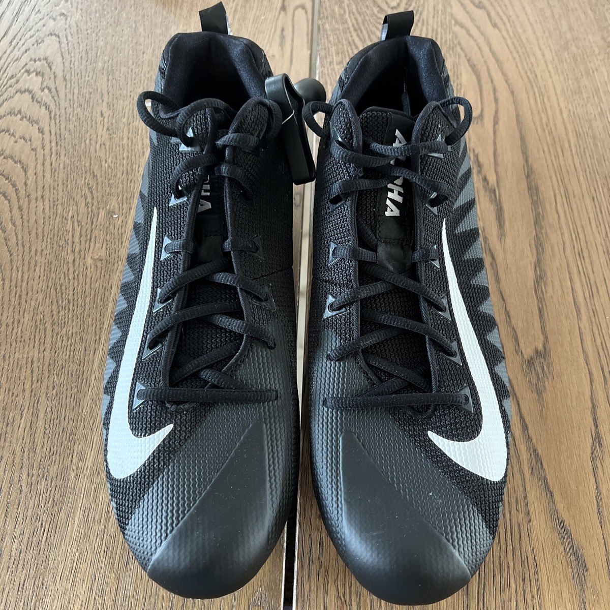 Nike Alpha Menace Pro Low Football Cleats Black 923045-010 Men's