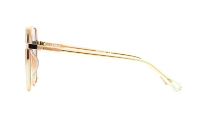 Chloé FRANKY CH0031S Orange Crystal And Gold/Blue Brown Shaded