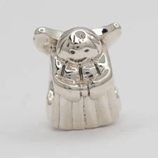 New Authentic Pandora Charm Angel of Hope Sterling Silver Bead 790337 W Suede Po