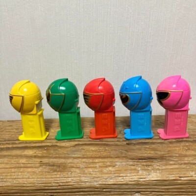 Super Sentai Magiranger 2000s MINI PEZ 5 Set Toy Ship From Japan