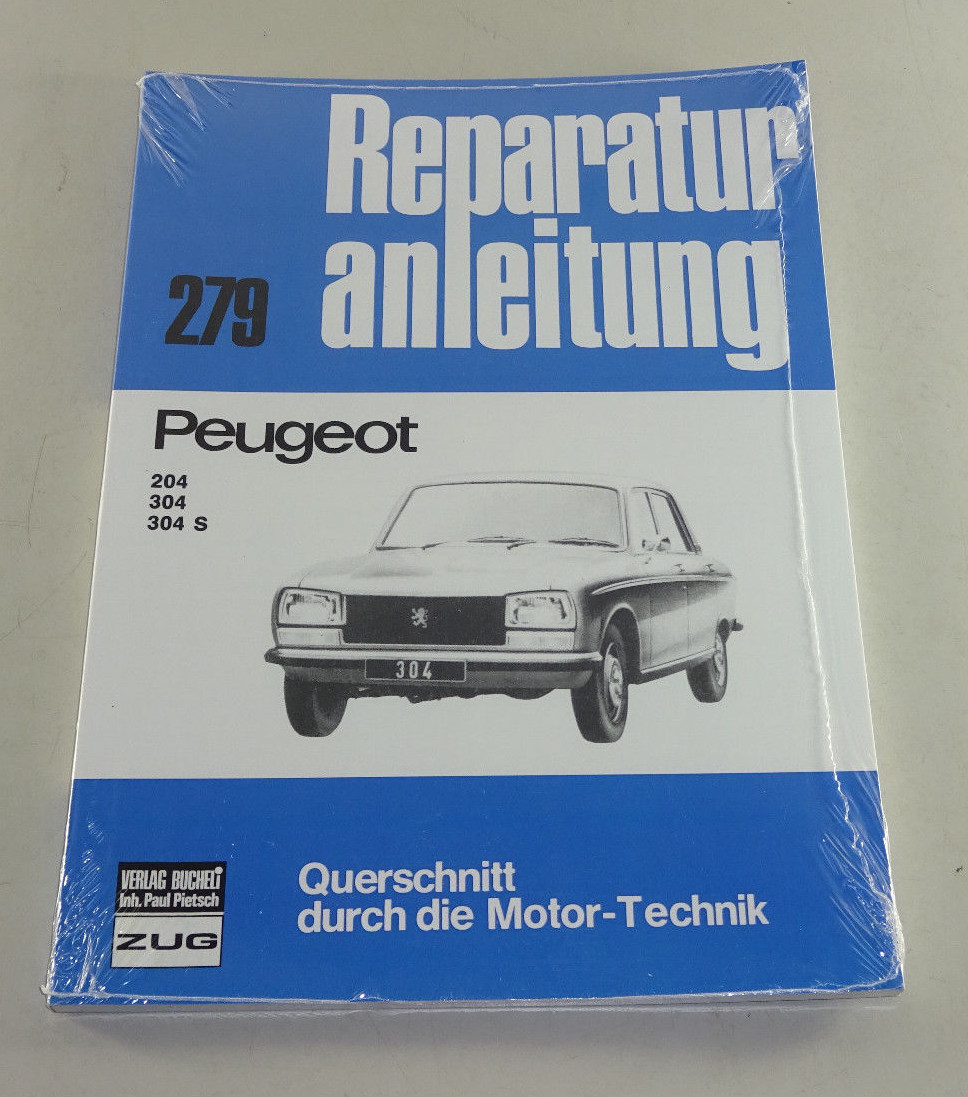 Repair Manual - Peugeot 204 / 304 / 304 S - From Model Year 1969