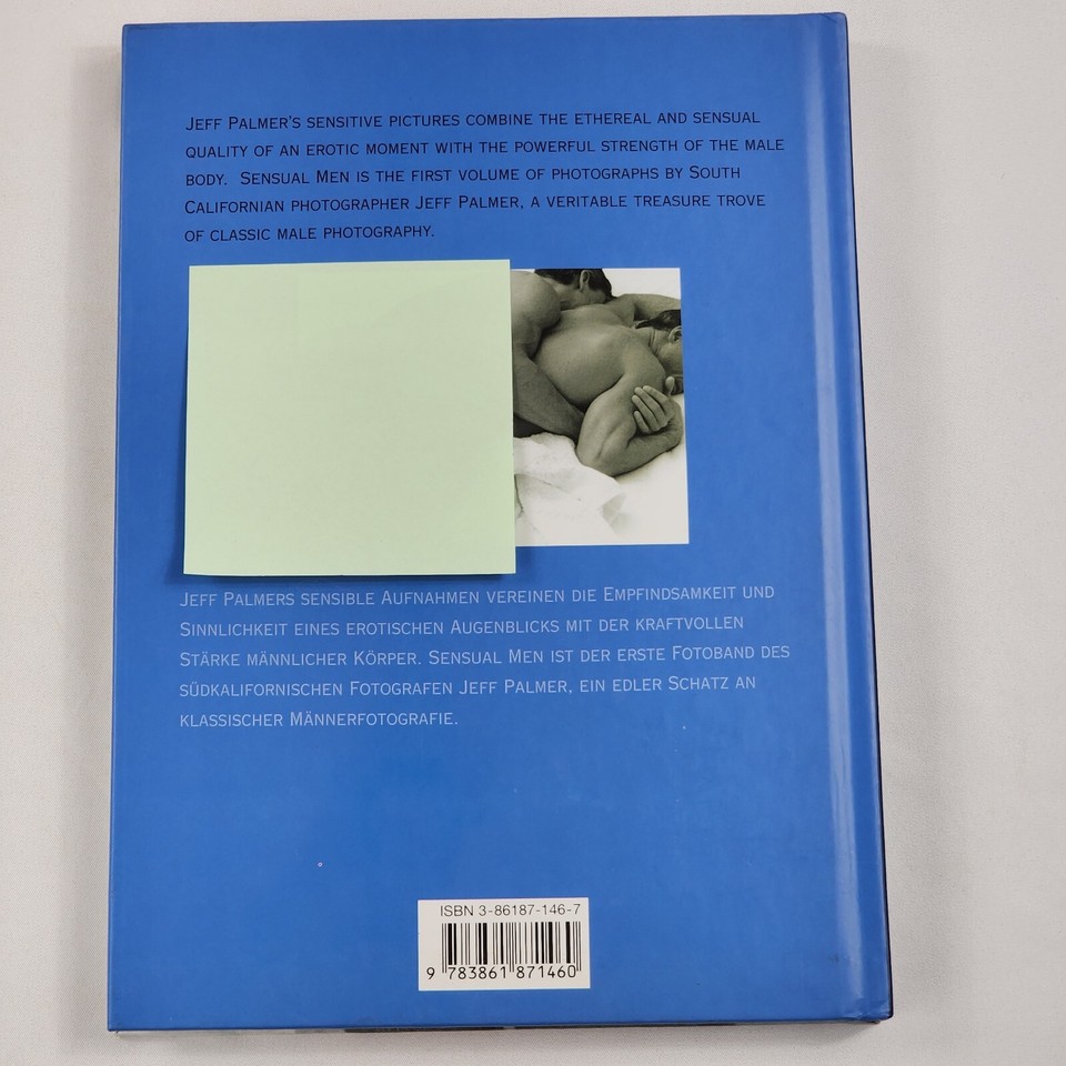 Sensual Men by Jeff Palmer Gay Interest Male Nude Photography Book