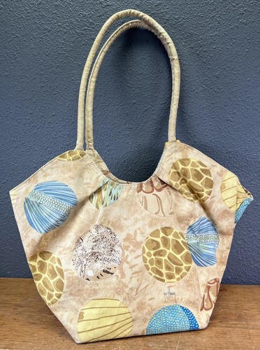 GUY HARVEY Canvas SHELL Large Tote Beach Bag 14 X 18 X 8 In - Picture 7 of 14