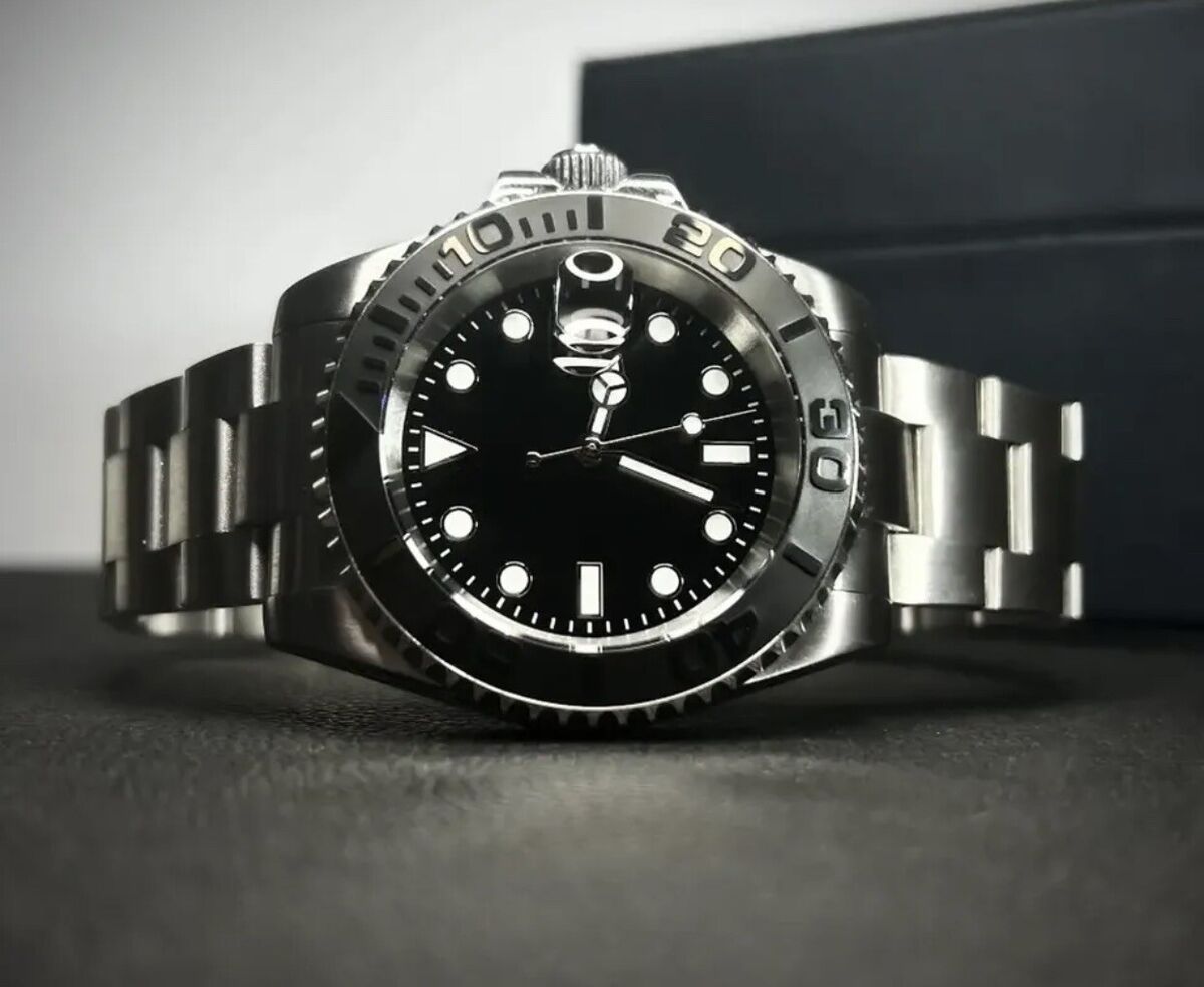 Custom Mod Watch 40mm Sub Diver Matte Black w/Seiko NH35 Custom Mod Watch 40mm Sub Diver Matte Black w/Seiko NH35