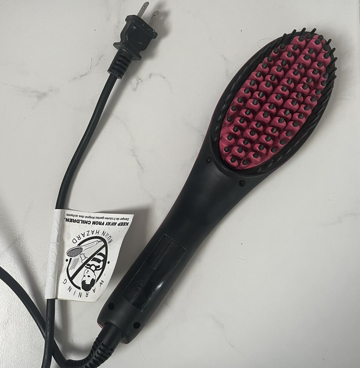 ORIGINAL Simply Straight Ceramic Brush Hair Straightener Brush