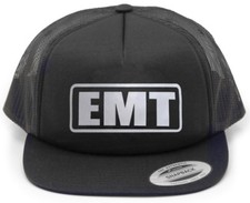 EMT Hat, baseball caps, reflective imprint. Emergency Medical Technician