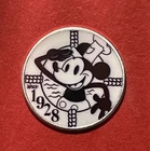 Fine Silver Mickey Mouse Colorized Art Round! 1 Gram .999 Pure Silver!