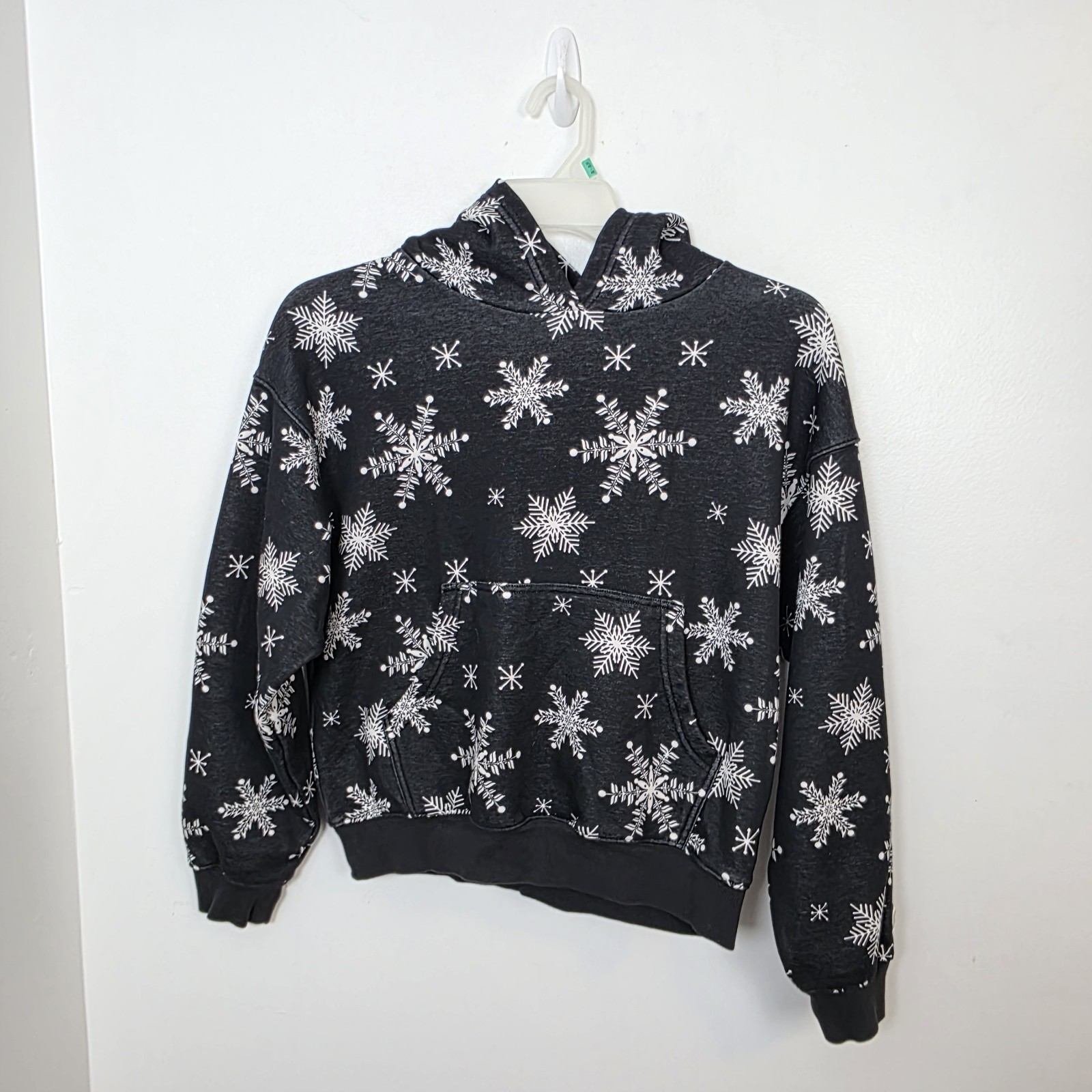 Fabletics Black White Snowflake Winter Lounge Coz… - image 2