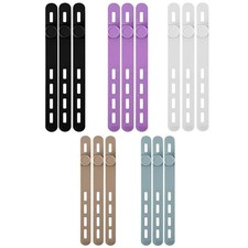 15 Pcs Silicone Cable Ties, Reusable Cord Organizers for Charger Cables, Hair...