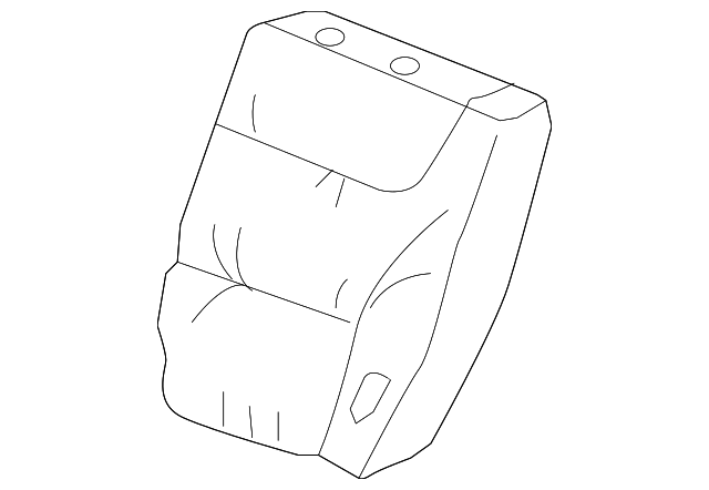 Genuine Honda Seat Back Cover 82521-SHJ-A03ZD