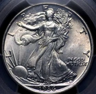 1936 WALKING LIBERTY HALF DOLLAR PCGS MS 64 SATINY WHITE LUSTER OVER BOTH SIDES