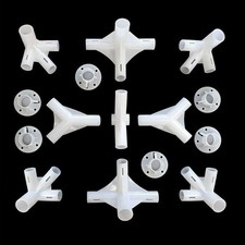Kit Ricambio Tenda 25mm 19mm per Gazebo Tenda Piedini Tenda Connettore Angolare
