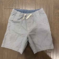 Baby Gap Boys Shorts 5 Years Stripe Cotton Drawstring Pockets Summer Toddler