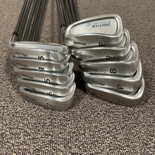 Mizuno Notus Iron Set 10pcs 3-9, PW, AW, SW Graphite Flex R - Picture 4 of 11