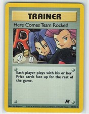 2000 Pokemon, Team Rocket, #15/82 Here Comes Team Rocket!, Holo Rare MP on eBay