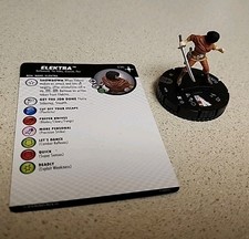 Heroclix Elektra # 036 du set Secret Wars Battleworld.