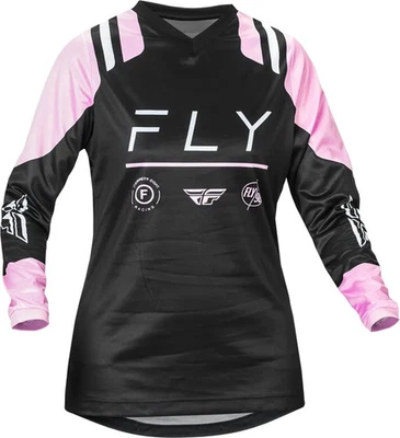 FLY RACING F 16 Damen Jersey Hemd pink/schwarz Gr. XXL Motocross MX MTB - Bild 1 von 4