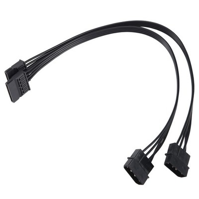IDE 4 Pin Stecker auf 15 Pin Buchse  Strom Konverter Adapter Kabel Fe9082