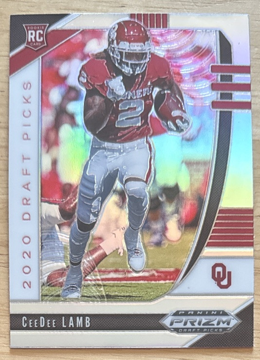 CeeDee Lamb 2020 Prizm Draft Silver Prizm Refractor  Rookie Card #104 (6425)
