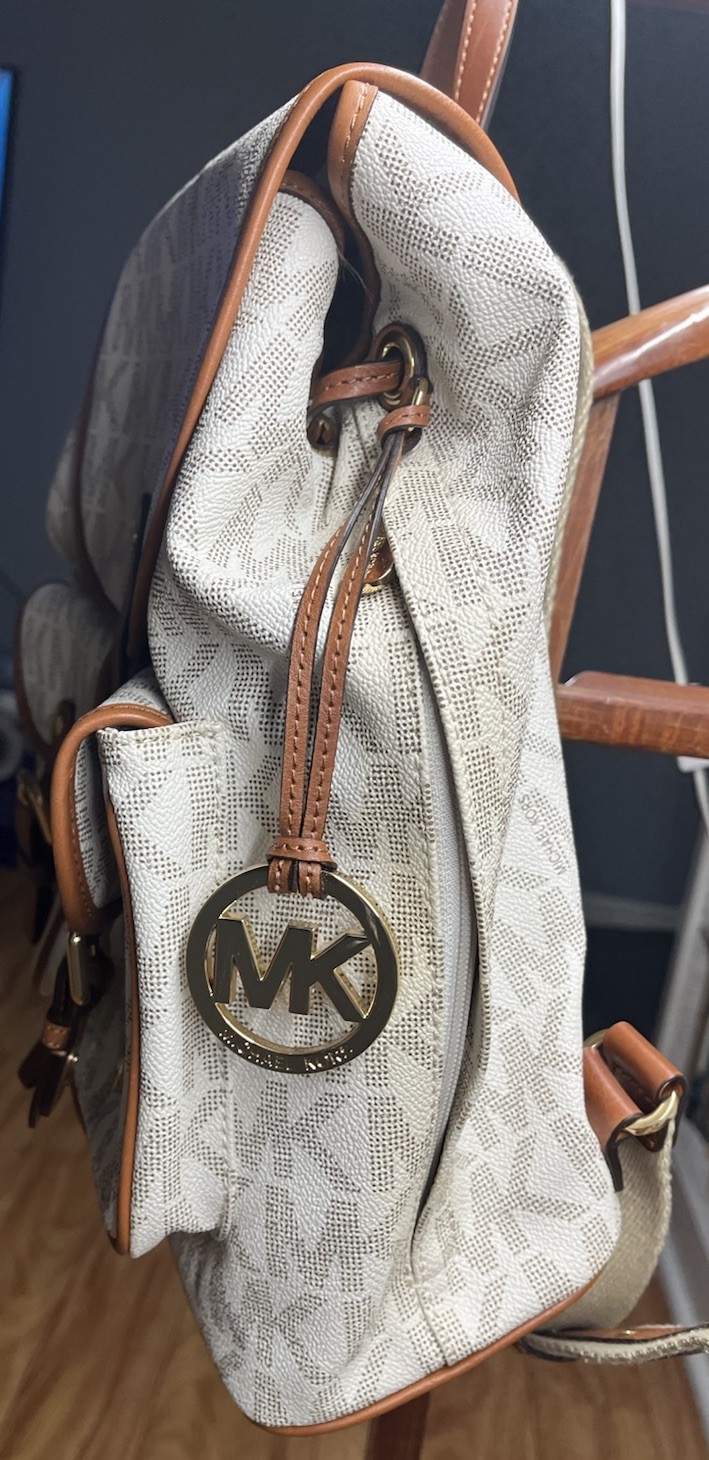 Michael Kors Jet Set Monogram Drawstring Backpack… - image 5