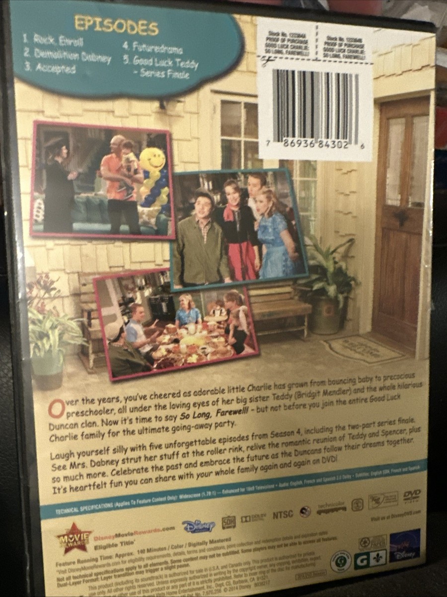 Good Luck Charlie: So Long Farewell (DVD, 2014) 786936843026| eBay