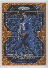 2021 Panini Prizm Rookie Orange Disco Prizm Dayo Odeyingbo #387 0a3