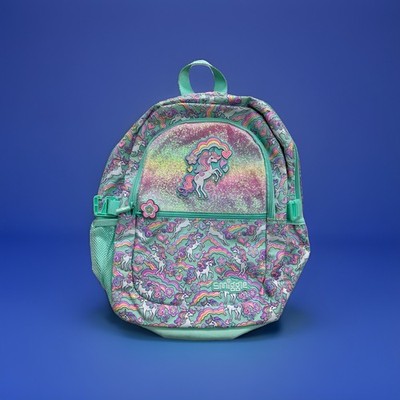 Smiggle Limitless Classic Attach Schulrucksack Mintgrün Einhorn Glitzer Tasche