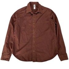 MARGARET HOWELL MHL. Cotton Long Sleeve Shirt Brown Size L Japanese Minimal