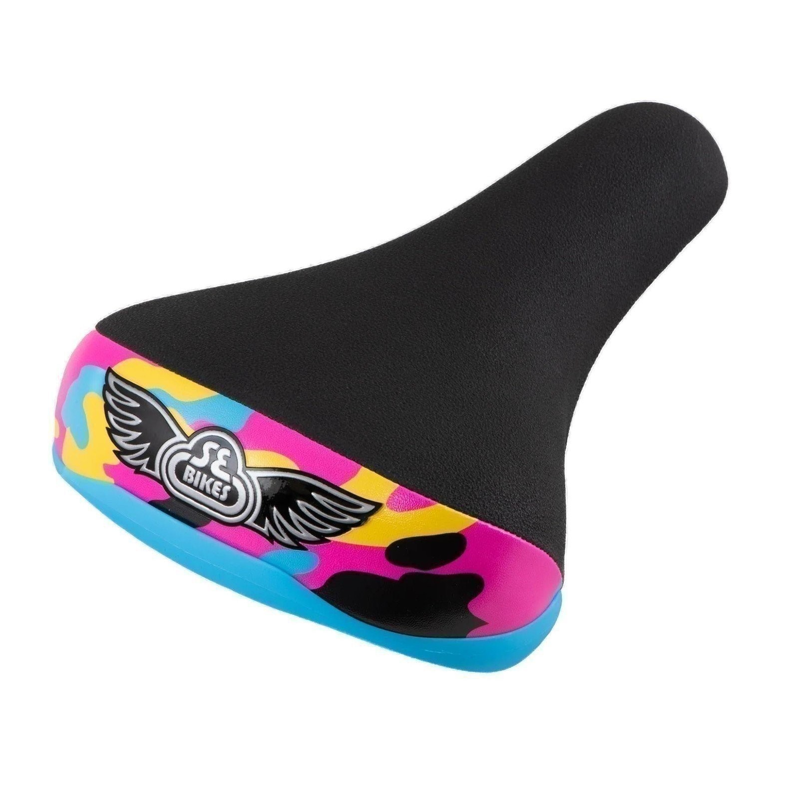 Flyer Saddle Camo Rainbow