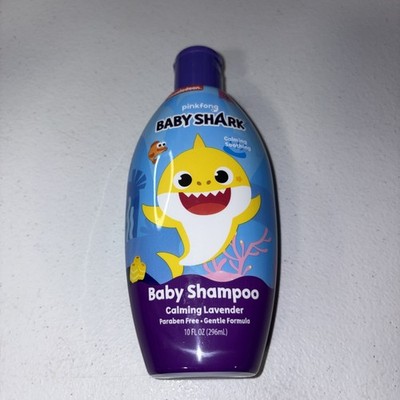 Baby Shark Baby Shampoo Calming Lavender Paraben Free 10 Fl. Oz New Bottle