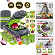 Professional Multifunction Vegetable Slicer  Chopper   15 Piece Kitchen Tools