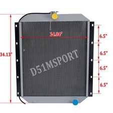 3-Row Aluminum Radiator For GMC Detroit Diesel 671 471 #CTE81625