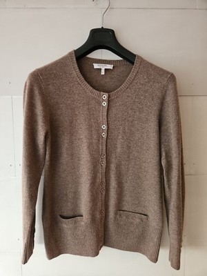 Rössler SELECTION Strickjacke, 100% Cashmere Gr.40/42, taupe, wie neu 