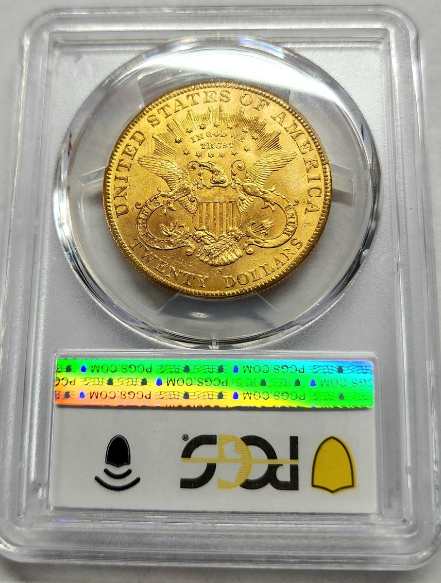 Choice 1903-S $20 Gold Liberty Head Double Eagle PCGS MS-63 GS