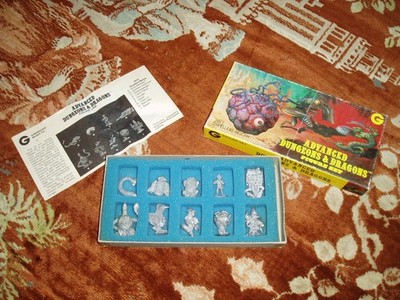 GRENADIER MODELS Inc ADVANCED DUNGEONS & DRAGONS #2012 DWELLERS BELOW 9pc 25mm