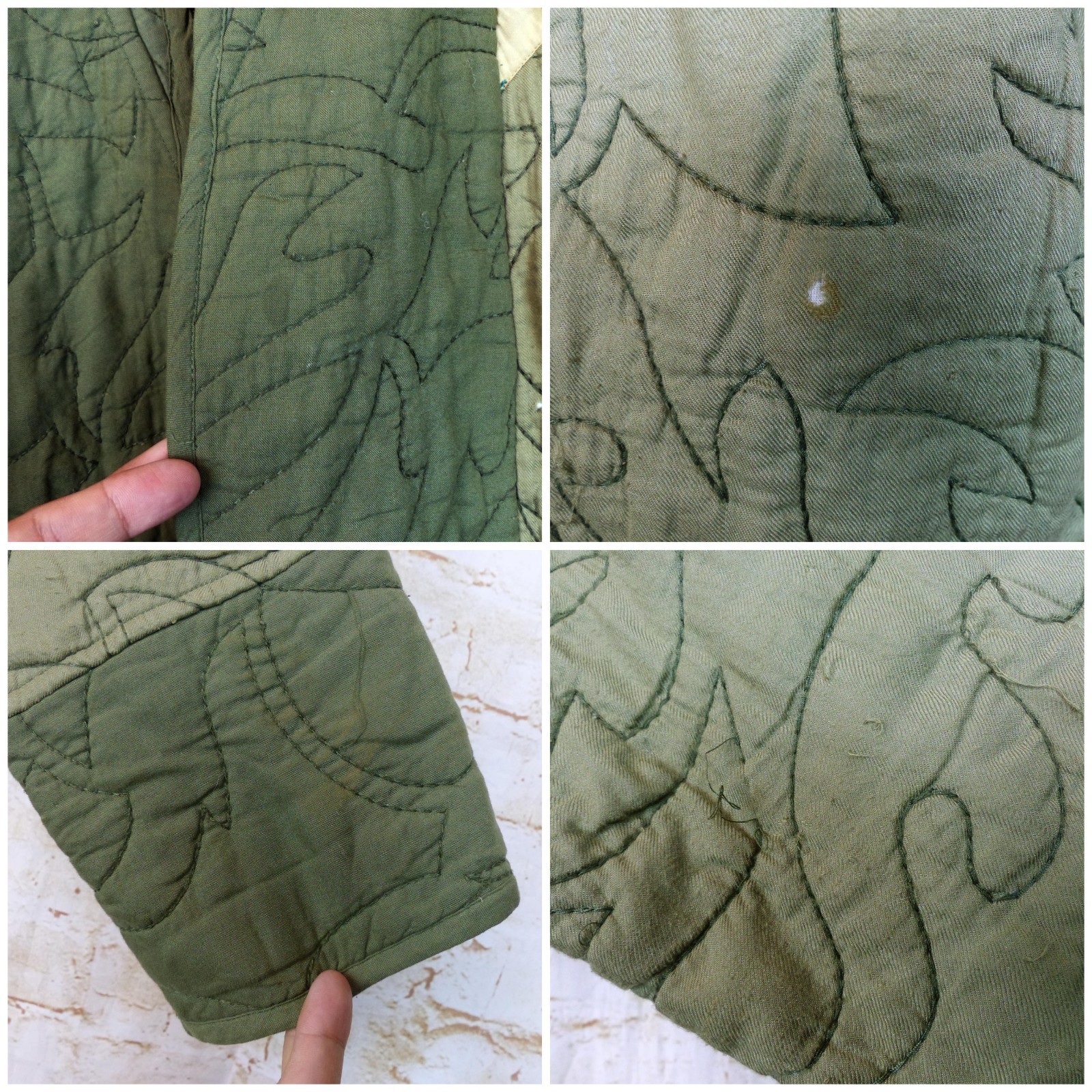 Anthropologie Quilted Patchwork Jacket Womens M G… - image 7