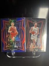 Panini Select Matas Buzelis Chicago Bulls Rookie Mezzanine Card Lot (2)