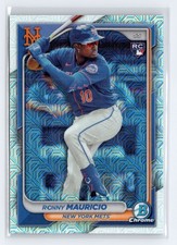 2024 Bowman #13 Ronny Mauricio Chrome Mojo Refractors RC