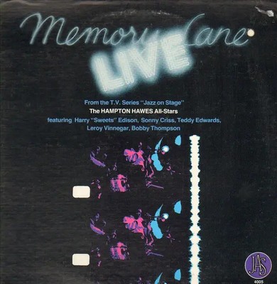 The Hampton Hawes All-Stars Memory Lane Live NEAR MINT JAS Vinyl LP