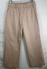 NWOT Lilly Pulitzer Wide Leg Elastic Waist Dress Pants Tan - Size S 30 X 27