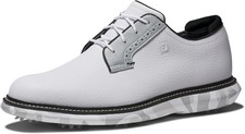 FootJoy Men's Traditions Blucher Golf Shoe White/Grey Camo
