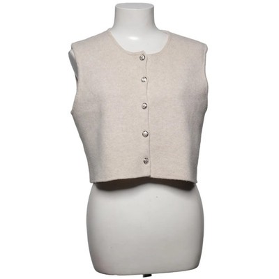 Shein, Weste, Größe: 38, Beige, Acryl/Polyamid/Polyester, Einfarbig #nRo