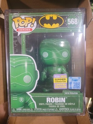 Funko Pop! DC Robin Green Blueprint Deco SDCC Convention 2025 LE /2010 In Hand