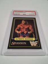 1991 Swanson WWF Ultimate Warrior Wrestling Card PSA 9 Mint WWE WCW WCCW Dingo