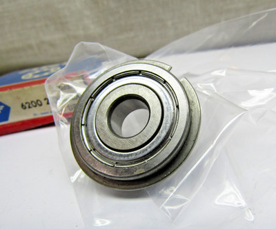 SKF 6200-2ZNR 10mm x 30mm x 9mm Shielded Snap Ring Bearing