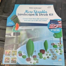 All in one Micro sprinkler landscape & shrub kit Covers over 250 sq ft. New!